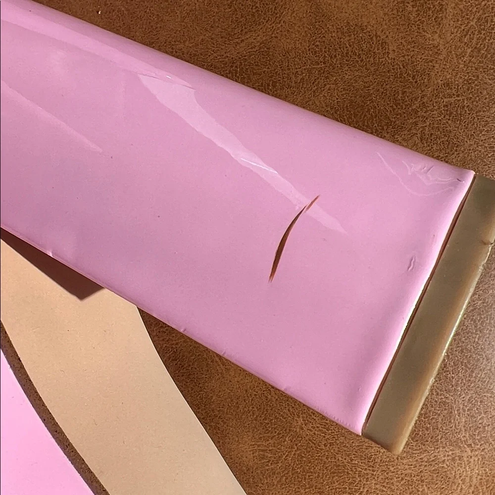 Steve Madden Pink Patent Heeled Boots - Picture 4 of 4